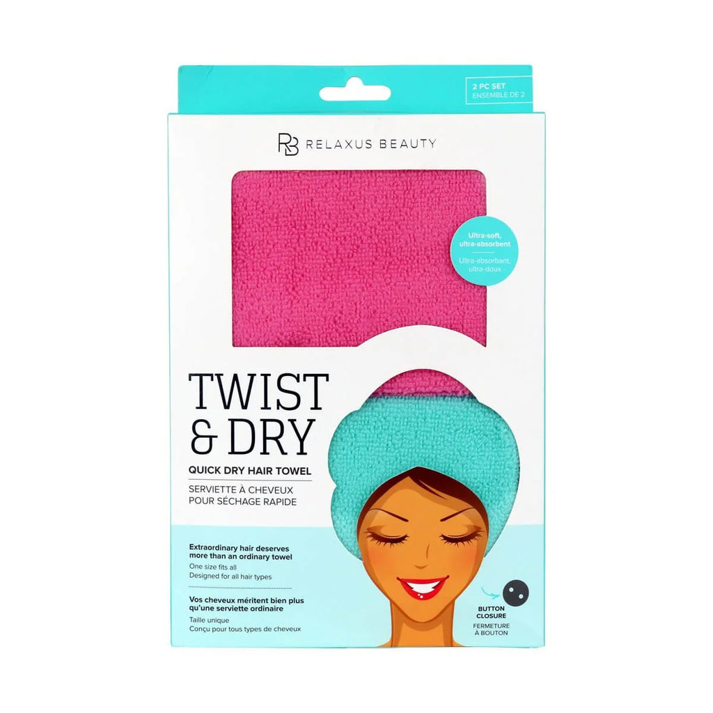 Quick Dry Hair Towel (2-Pack)